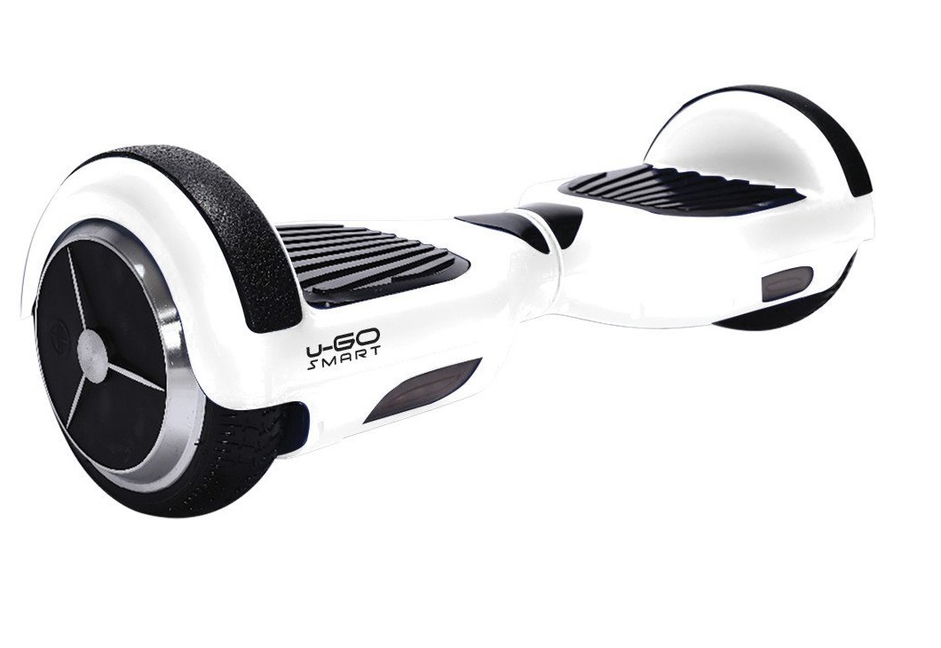 HOVERBOARD GO!SMART MONOPATTINO ELETTRICO 2 RUOTE 6.5" BIANCO (GS-S65LED2-WHITE