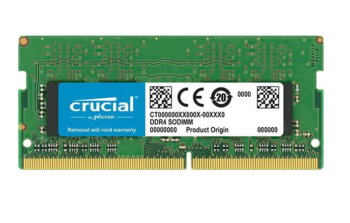MEMORIA SO-DDR4 4 GB PC2400 (1X4) (CT4G4SFS82