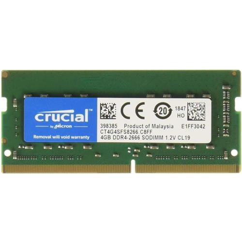 MEMORIA SO-DDR4 4 GB PC2666 (1X4) (CT4G4SFS82