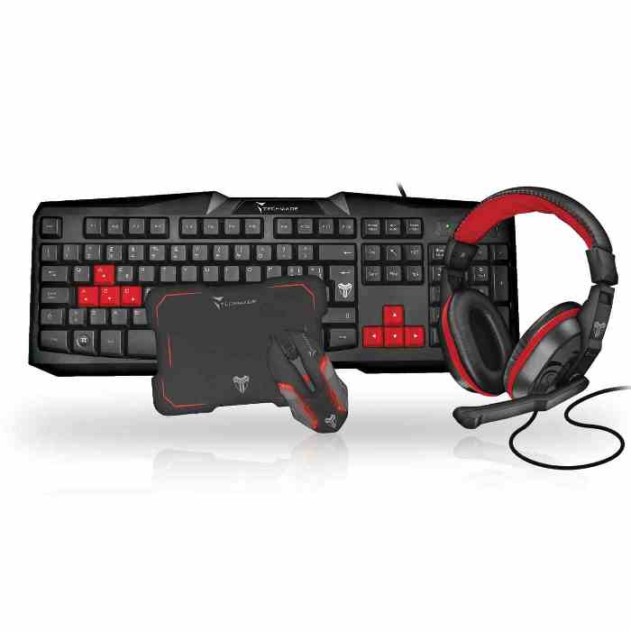 KIT TASTIERA + MOUSE + PAD + CUFFIE TM-GAMING