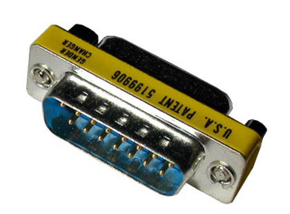 MINI ADATTATORE 15 POLI MASCHIO/MASCHIO GENDER CHANGER (LP140)