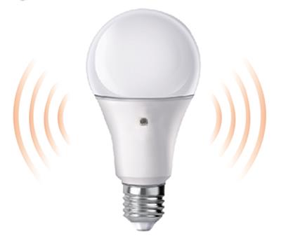 LAMPADA LED GOCCIA A60 E27 9W 3000K LUCE CALDA - SENSORE CREPUSCOLARE (FLA60S9W30K27)