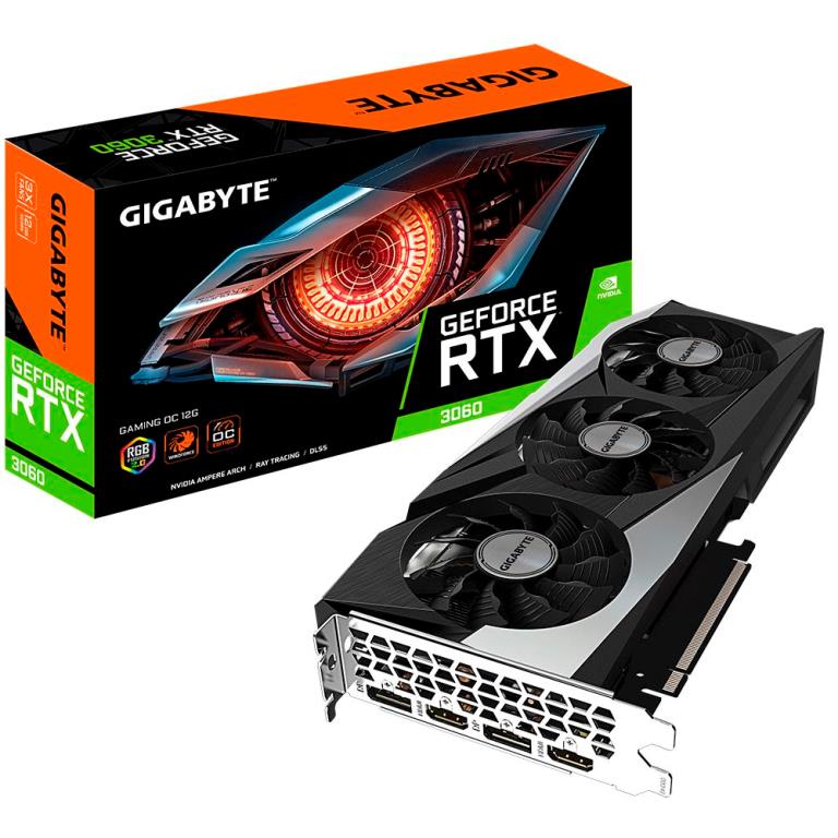 Gigabyte SCHEDA VIDEO GEFORCE RTX 3060 GAMING OC 12G 2.0 12 GB (GV-N3060GAMING OC-12GD) 47...