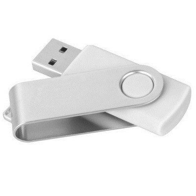 PEN DRIVE 8GB BIANCA BULK - IDEALE PER SERIGRAFIA - USB