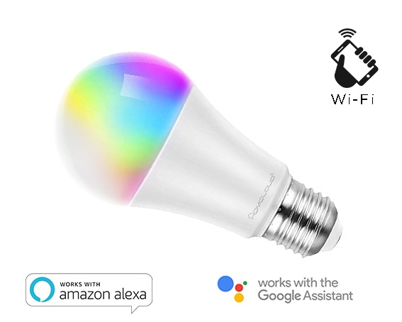LAMPADA LED SMART EE-11WE27 RGB + BIANCO E27 CCT DIMMERABILE WIFI - ALEXA E GOOGLE HOME