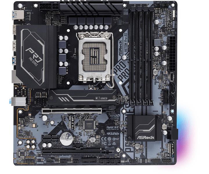 SCHEDA MADRE H670M PRO RS (90-MXBHK0-A0UAYZ) SK 1700