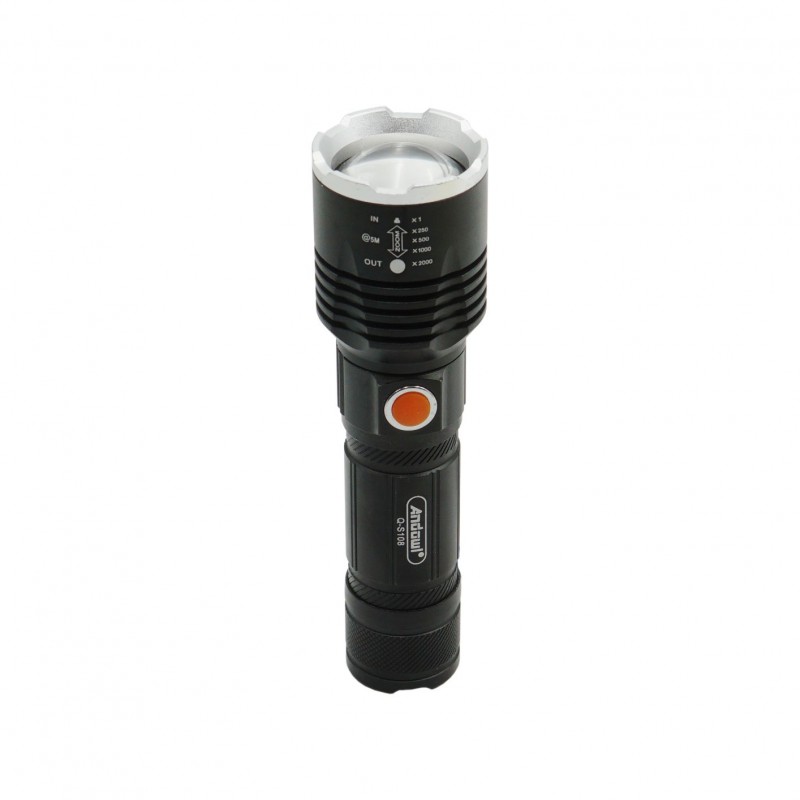 TORCIA FLASHLIGHT LED IPX6 RICARICABILE (Q-5108)