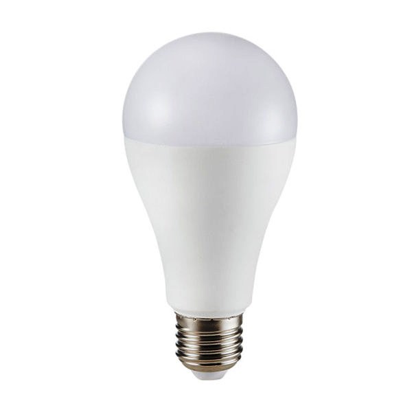 LAMPADINA A LED TERMOPLASTICO VT-2017 17W E27 A65 200GR. 4000K NATURALE (4457)