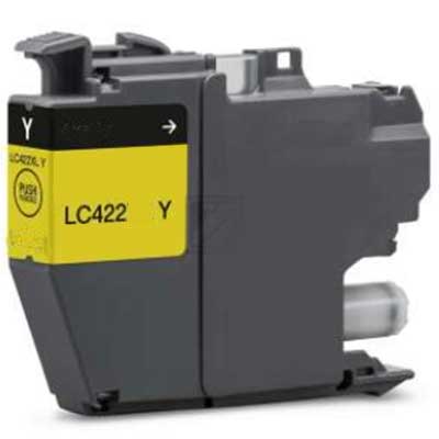 CARTUCCIA COMPATIBILE BROTHER LC422 GIALLO