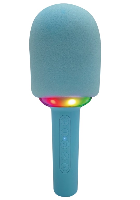 MICROFONO KARAOKE CON EFFETTI LUCE SNG A - BLU