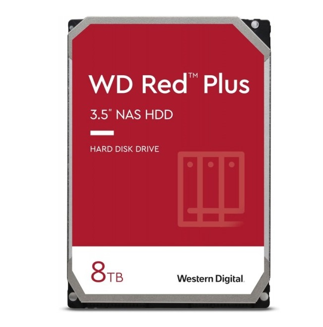 HARD DISK RED PLUS 8 TB SATA 3 3.5