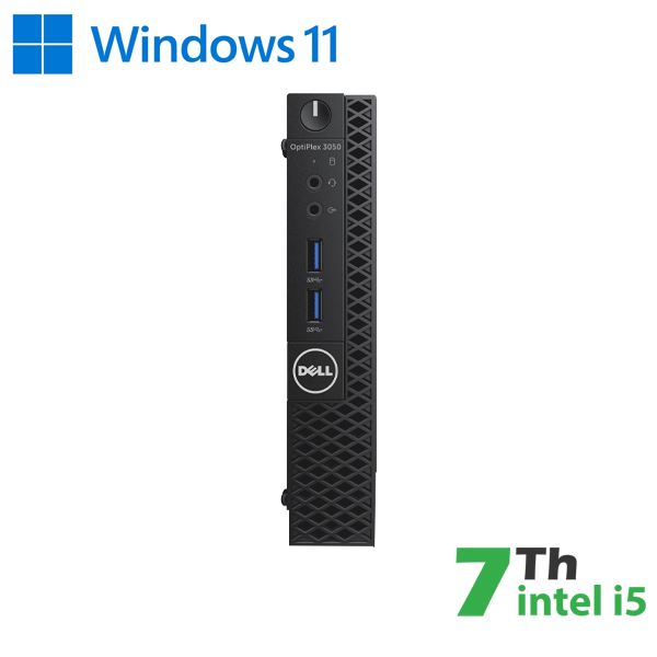 DelL-Rinovo PC DELL OPTIPLEX 3050-7050M MINI INTEL CORE I5-7 GEN. 16GB 480GB SSD WINDOWS 1...