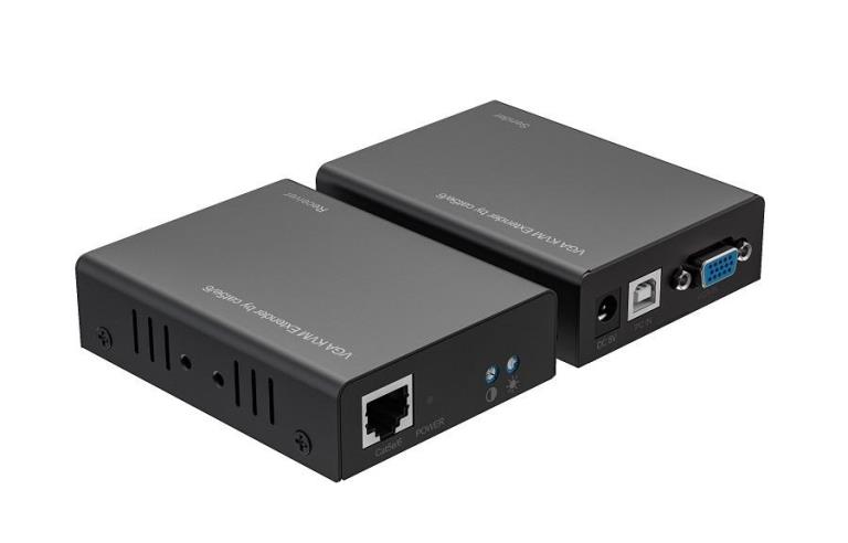 KIT TX-RX EXTENDER VGA E SEGNALE USB - UTP A 300MT (PT-PETVEK)
