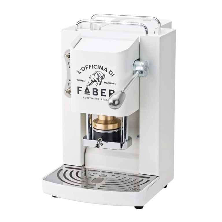 Faber MACCHINA DA CAFFE' A CIALDE PRO DELUXE PURE WHITE CROMATO 8059513691016