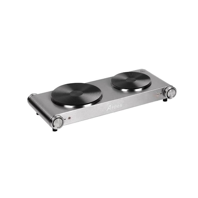 FORNELLO ELETTRICO HOBINOX DUO ARFOEL02 – 2 PIASTRE DIAMETRO 18.8/15.5CM - 1500+1000W