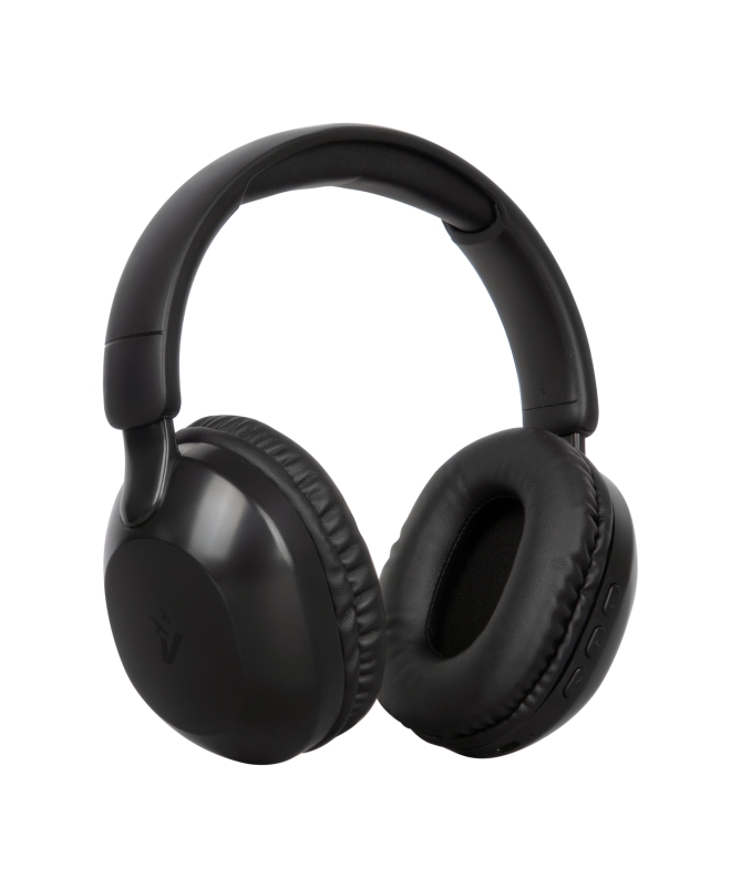 CUFFIE MICROFONO FOLD BLUETOOTH 5.4 - NERO (HBT-30BK) TYPE-C