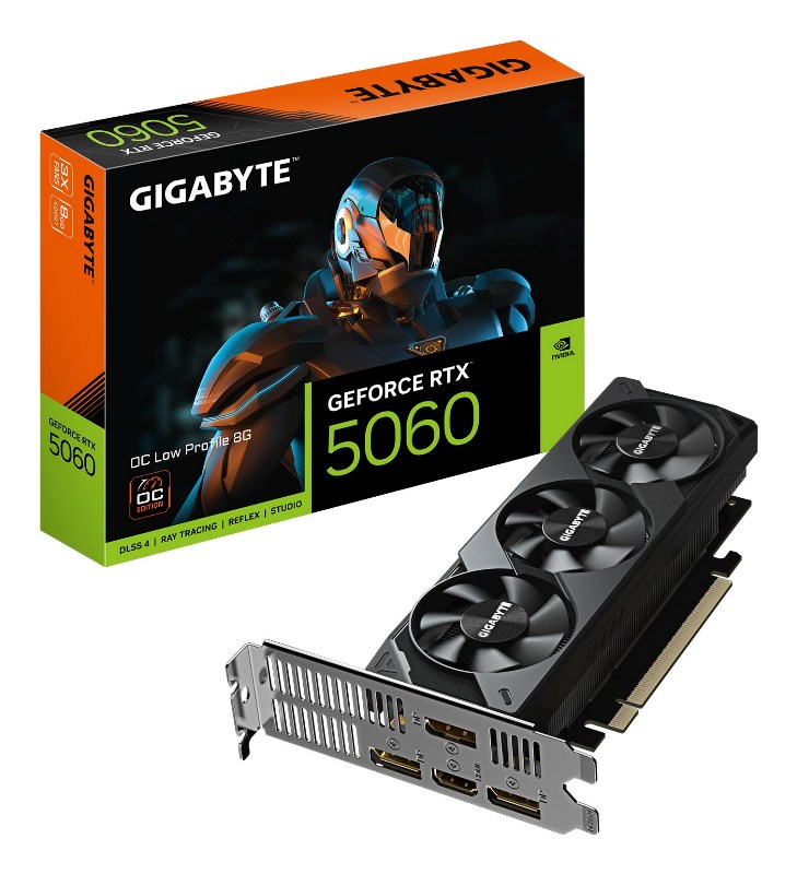 SCHEDA VIDEO GAMING GEFORCE RTX 5060 OC 8GB LOW PROFILE (GV-N5060OC-8GL)