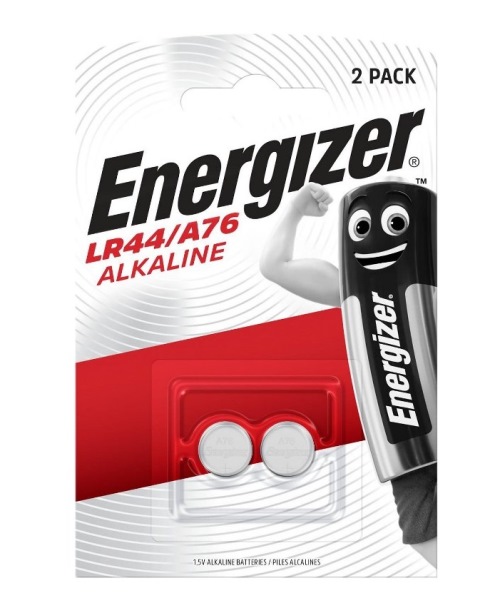 BATTERIE BOTTONE LR44 1.5V ALKALINE 2PZ