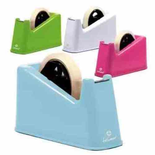 DISPENSER DA BANCO PER NASTRI ADESIVI 15X66 19X66 - COLORI ASSORTITI BRILLANTI - 1PZ (01300010)