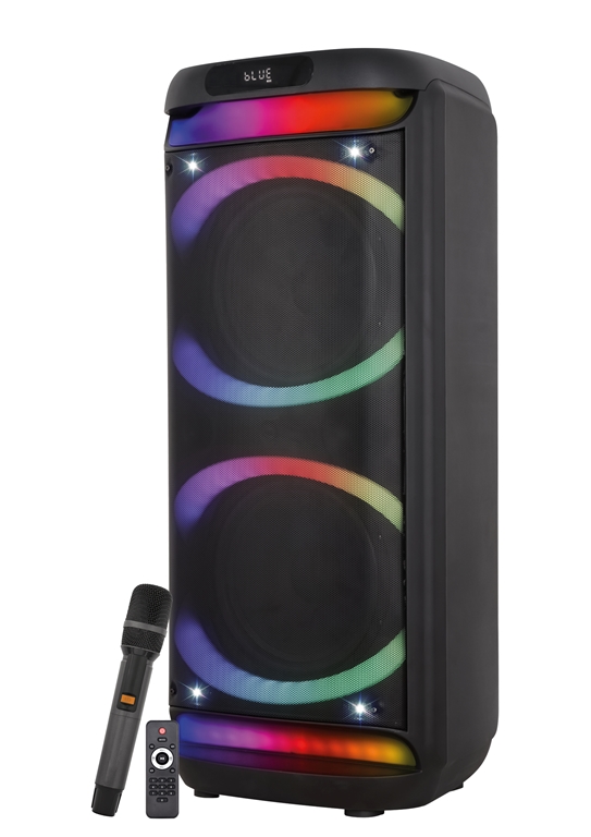 CASSA AUDIO DIFFUSORE AMPLIFICATO SHOT 5 CON RADIOMICROFONO - WOOFER 10"
