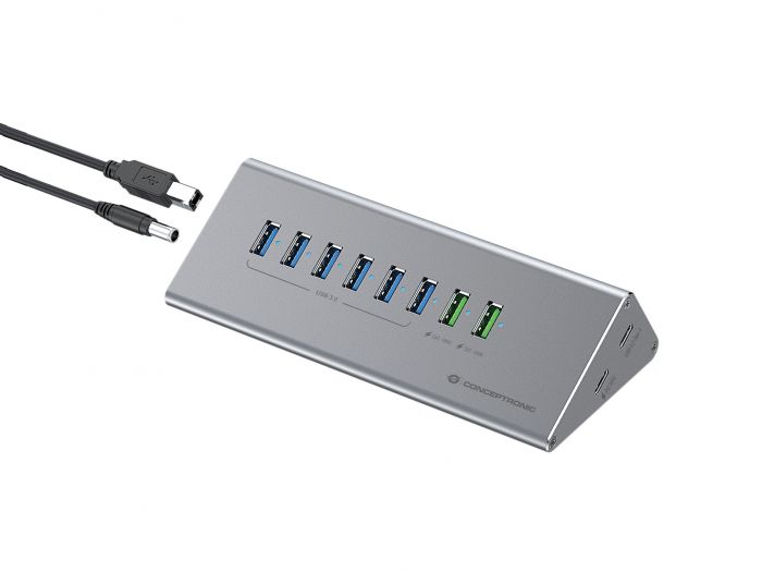 CARICATORE HUB USB 3.0 10-IN-1 60W (HUBBIES18G)