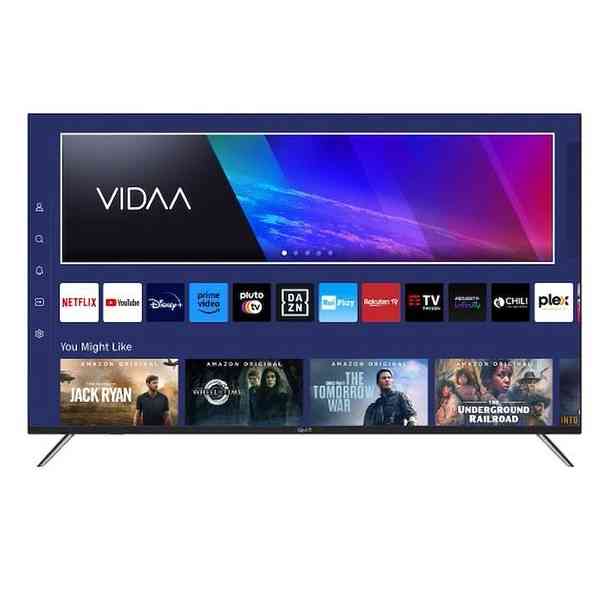 Qbell TV LED 55" QT55UV8A ULTRA HD 4K SMART TV VIDAA WIFI DVB-T2 9351521036520