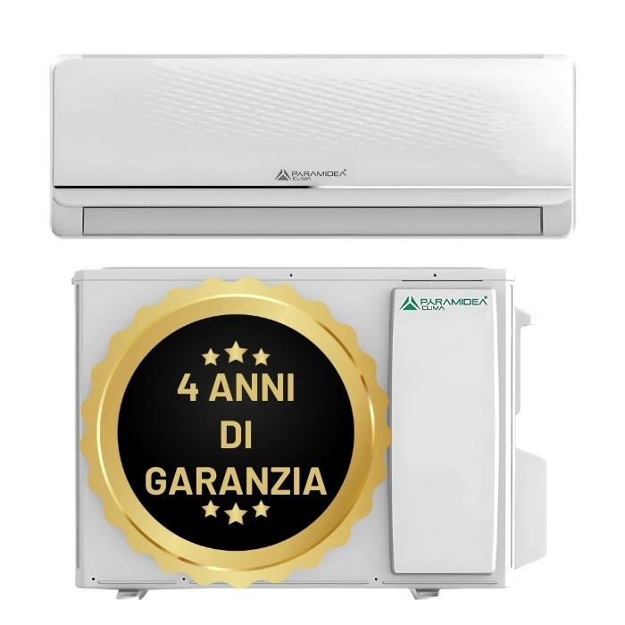 Pyramidea CLIMATIZZATORE WIFI AC312UI + AC312UE - UNITA' INTERNA + ESTERNA - 12000 BTU - INVERTER - POMPA DI CALORE - GARANZIA 4 ANNI 8054890197410