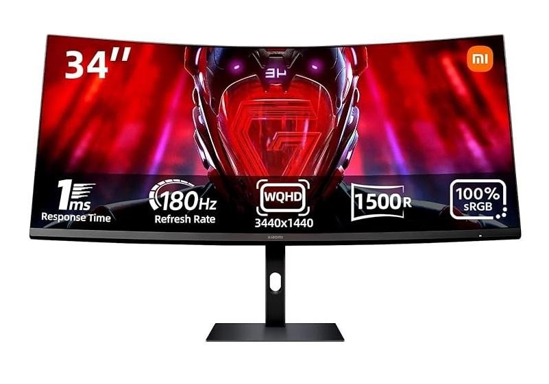 Xiaomi MONITOR 34" GAMING G34WQI 2026 LED QUAD HD 3440X1440 CURVO
